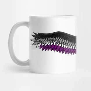 Fly With Pride, Raven Series - Asexual Mug